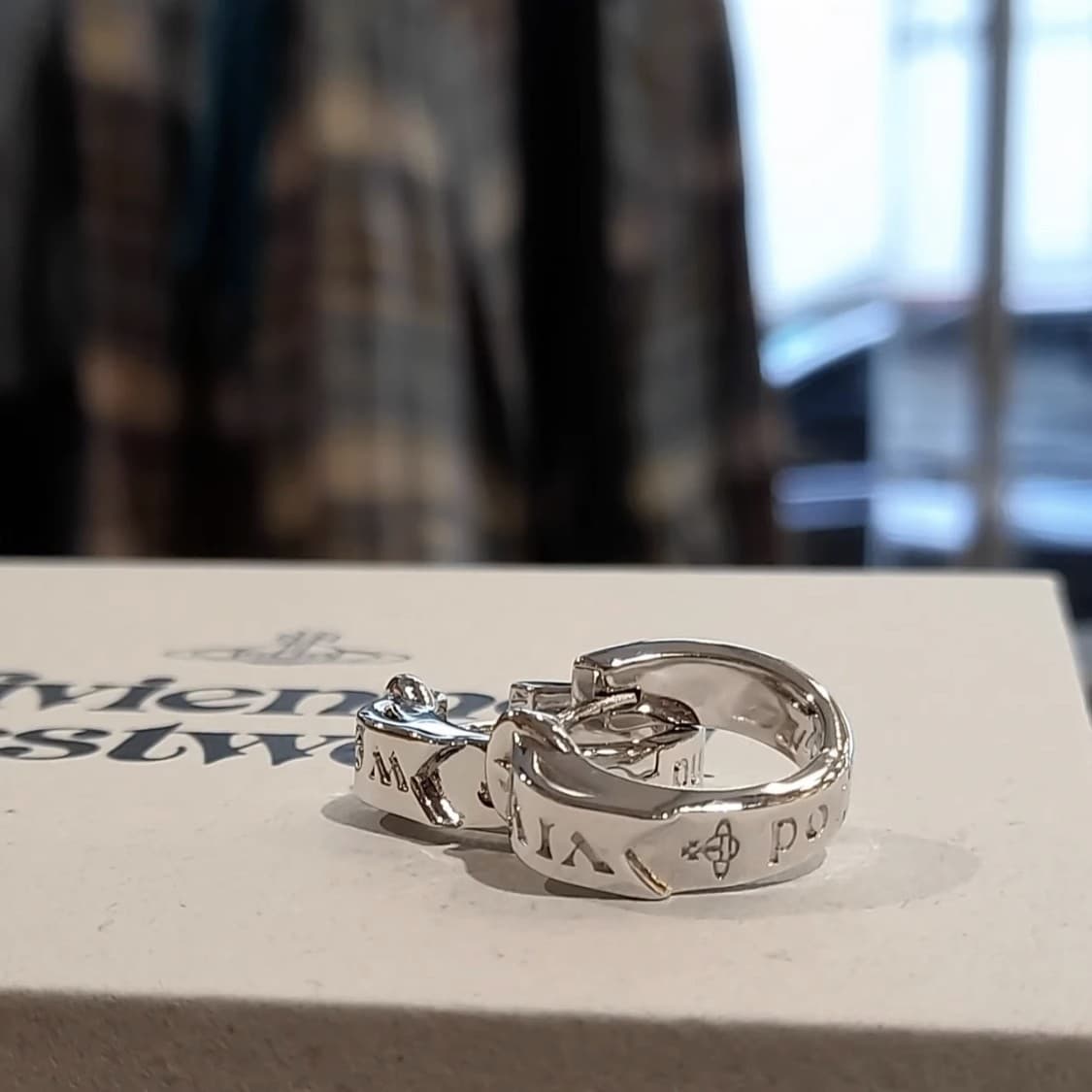 メンズピアス ロックスタイル フープピアス