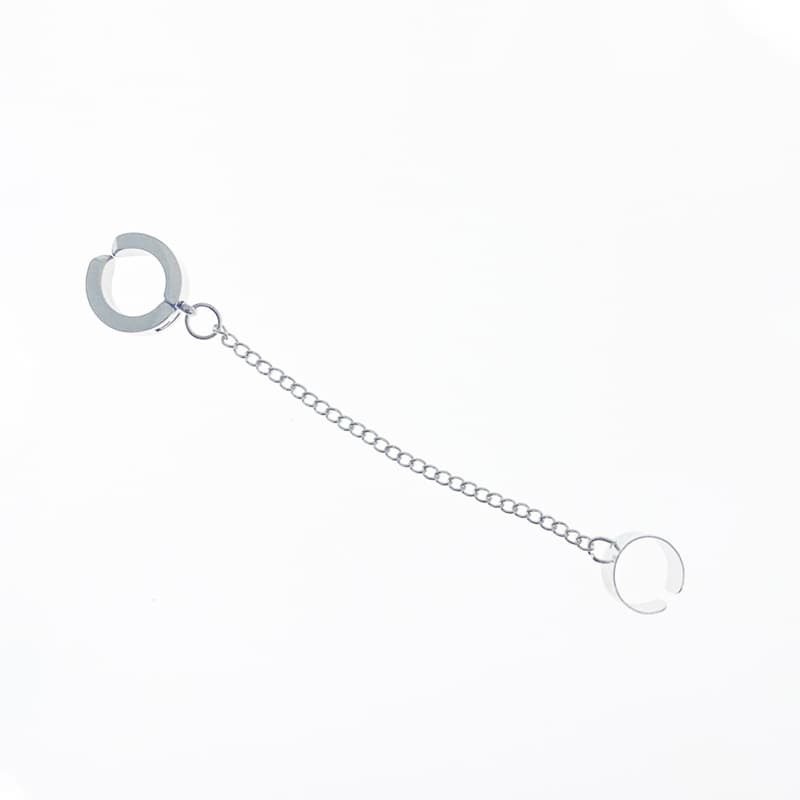 メンズピアス チェーンピアス イヤーカフ チェーン フープピアス セット