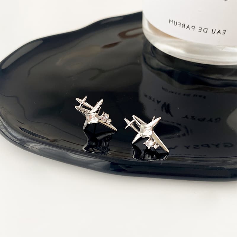 メンズピアス 天空の輝き クロススター ピアス