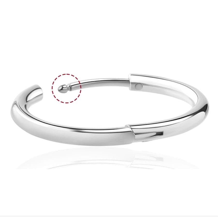 メンズピアス 医療級フープピアス 敏感肌対応