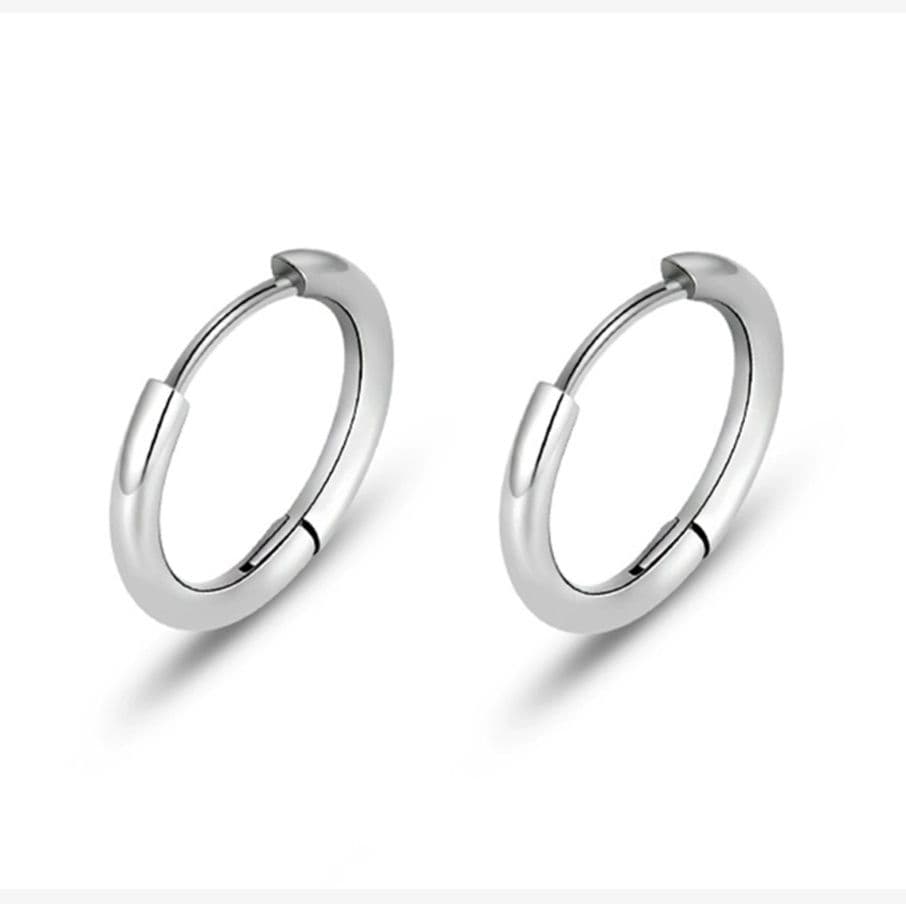 メンズピアス 医療級フープピアス 敏感肌対応