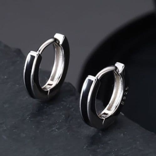 メンズピアス モダンフープピアス